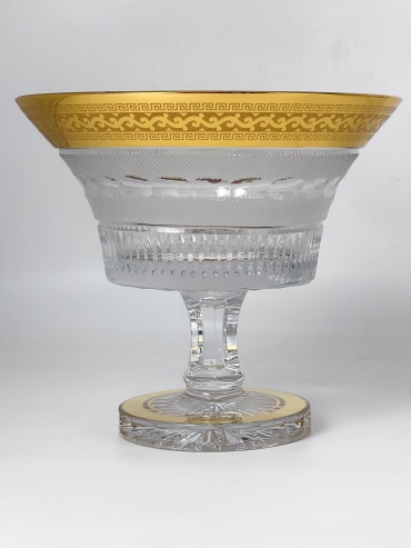 Фруктовница Gold Crystal 1 шт, хрусталь, 26х26 см