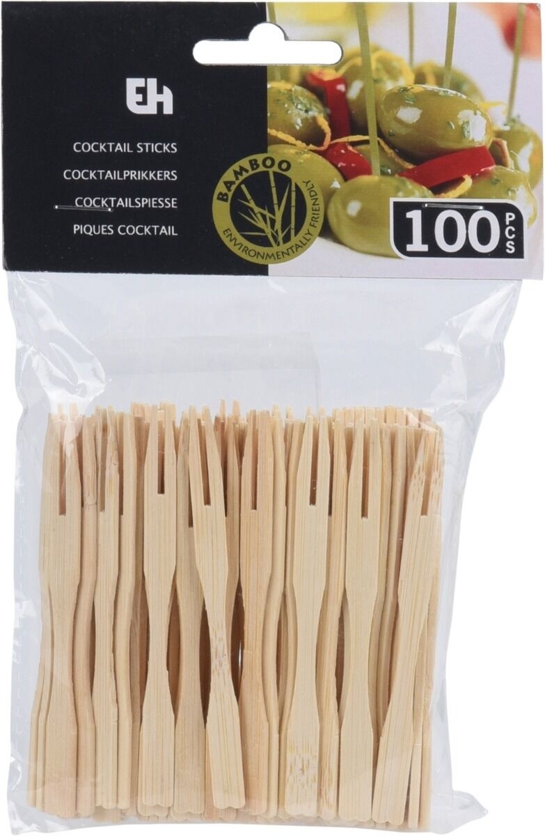 Excellent houseware шпажки 408000550 коричневый 100 шт
