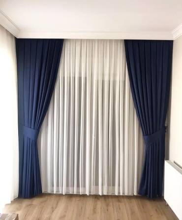 Комплект Kerbez Home Design 400x270 см 3 шт, полиэстер, петек, синий