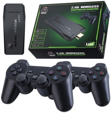 Retro game stick M8 + 15000 игр + 2 беспроводных джойстика