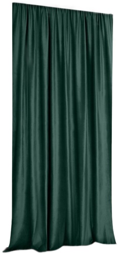 Портьеры ASH TEXTILE 255x270 см 1 шт, бархат, зеленый