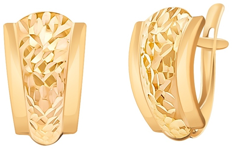 Купить Серьги Атолл 20588а-1 вес 1.86 г золото, без вставок в Алматы ...