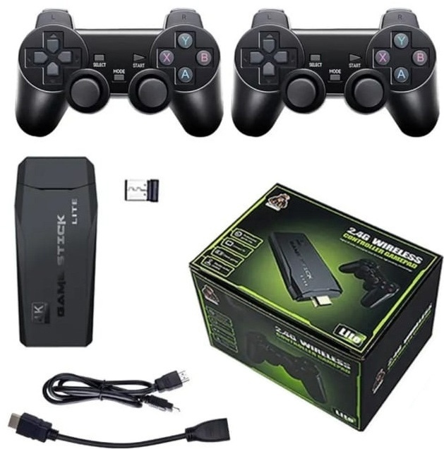 Купить Игровая приставка 4K Game Stick Lite 20000 игр 2.4 гц ...