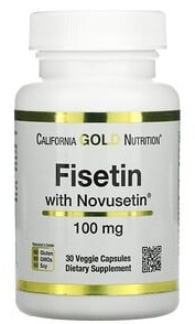 California Gold Nutrition Fisetin with Novusetin 100 мг таблетки 30 шт