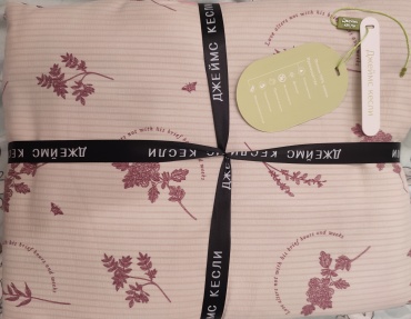 Комплект Home Textile Pink Mood 2-спальный муслин, : 48x74 см