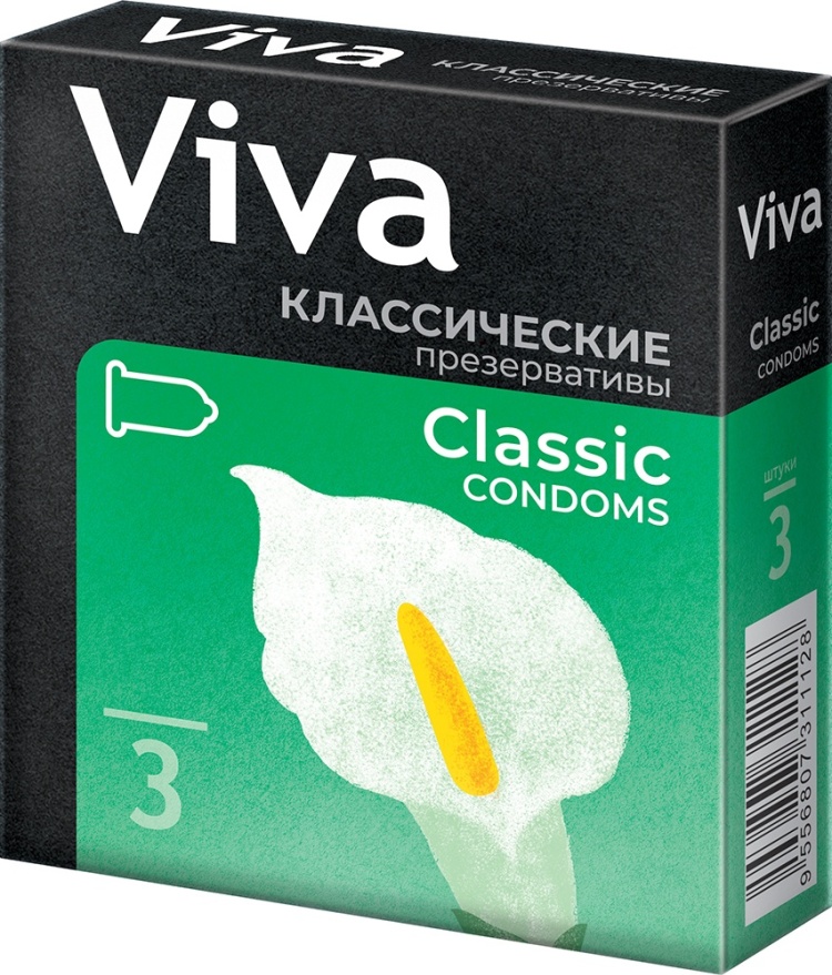 ВИВА ПРЕЗЕРВАТИВЫ N3 КЛАССИЧЕСКИЕ