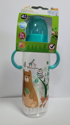 Бутылочка MAMASTORE B250H 250 мл зеленый