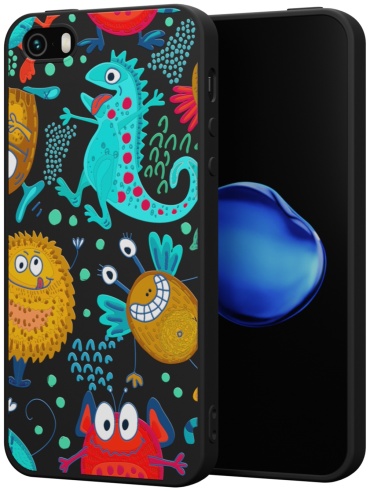 Чехол Mcover для Apple iPhone SE, iPhone 5, iPhone 5S рисунок