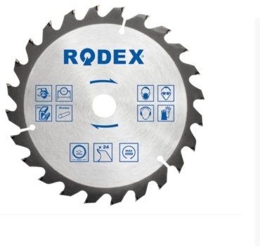 Диск отрезной по дереву 150x22х3.8 мм, Rodex RTS30150