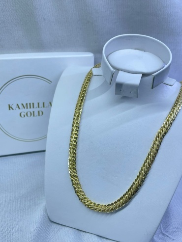 KAMILLLA GOLD 5231237 длина 55 см, вес 20 г золото, плетение фантазийное