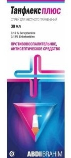 ТАНФЛЕКС ПЛЮС 0.15% 30мл спрей д/мест прим