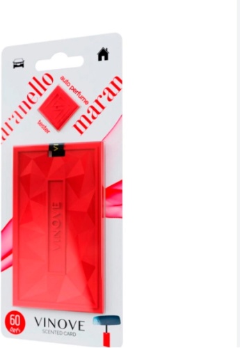 AREON ароматизатор жидкий V18-16 Vinove Scented Card MARANELLO (красный)