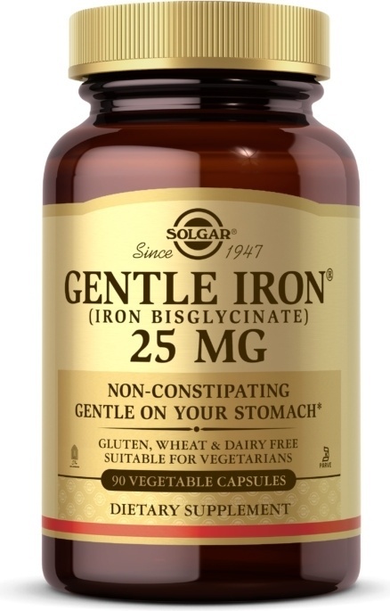 Купить Solgar Gentle Iron 25 мг капсулы 90 шт в кредит в Алматы – Kaspi ...