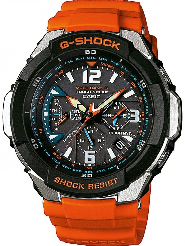 Кварцевые CASIO G-Shock GW-3000M-4AER пластик, сталь