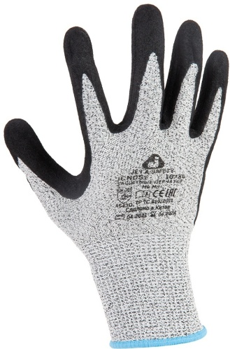 JETA SAFETY JCN051-10/XL Антипорезные перчатки с нитриловым покрытием (5 класс)