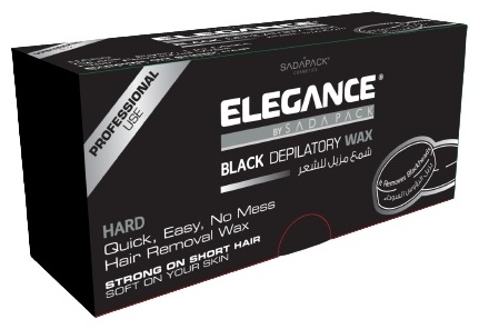 Elegance Black Depilatory Wax плотный воск 300 г