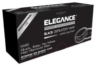 Elegance Black Depilatory Wax плотный воск 300 г