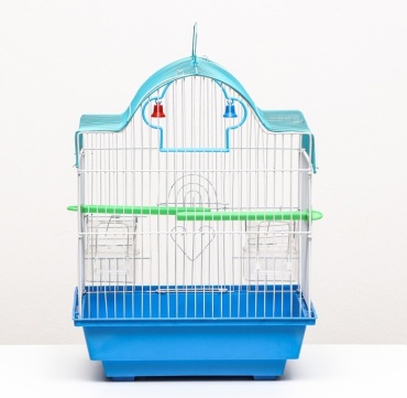 Клетка Пижон пластик, металл 30 см x 23 см x 39 см