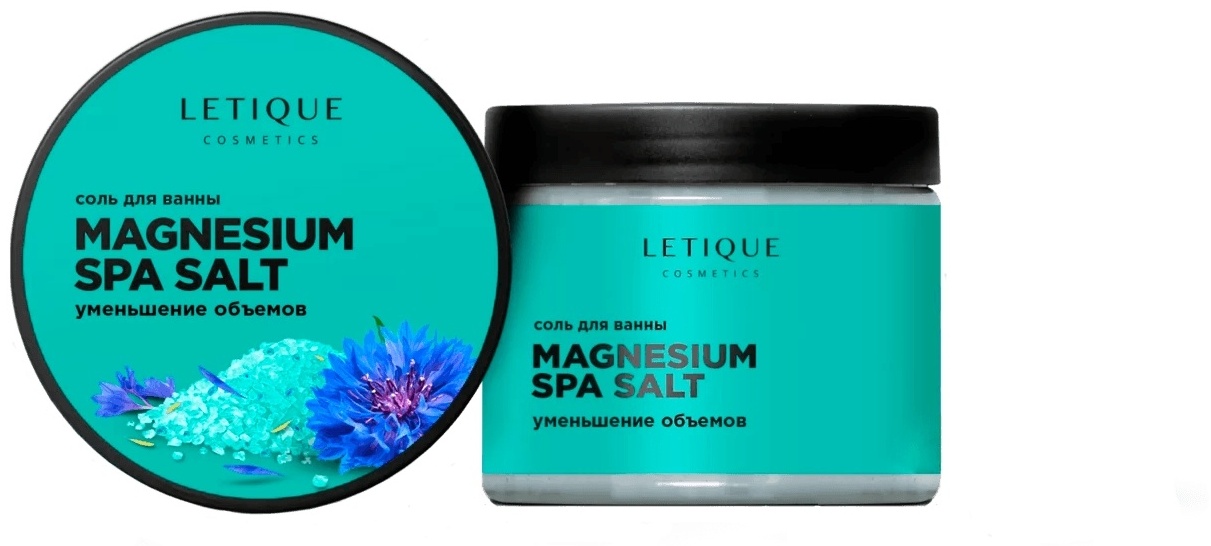 Letique Cosmetics Magnesium spa salt английская соль 480 г
