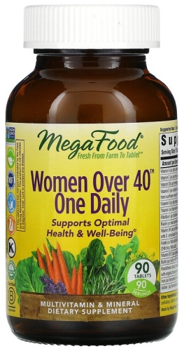 MegaFood БАД Women Over 40 One Dialy 90 таблеток