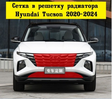 Сетка в решетку радиатора Hyundai Tucson HT-20-24