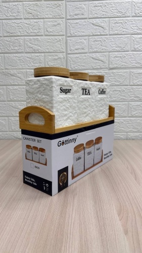 Gottiny набор для специй E935, керамика, бамбук