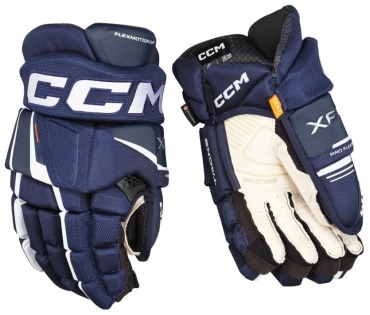 CCM Перчатки CCM TACKS S24 XF PRO JR NVWH 12 сине-белые синий, белый 12