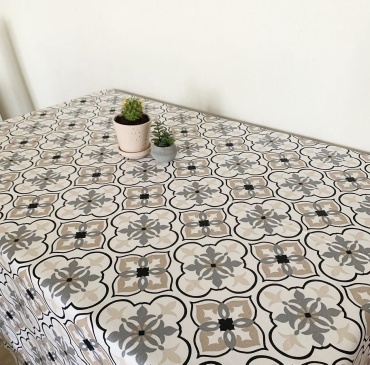 Скатерть Maryam decor & textile 170x140 см, хлопок, дак, 1 шт