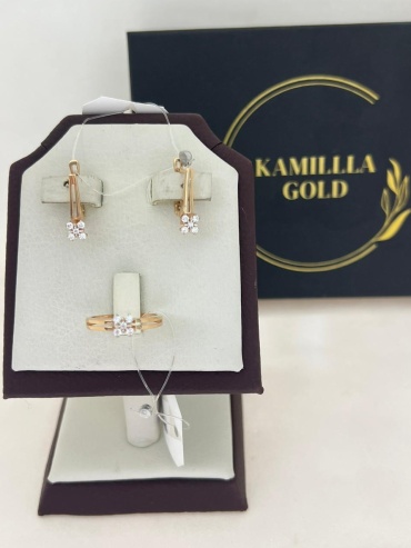 KAMILLLA GOLD KG-XW2J0Q24MET803 вес 5.52 г золото, фианит
