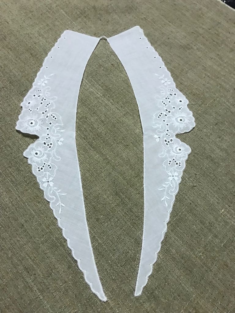 Воротник хлопок белый