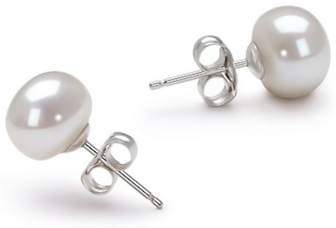 Пусеты PRESTIGE JEWELRY 04-802-6548-21 вес 0.9 г серебро, жемчуг