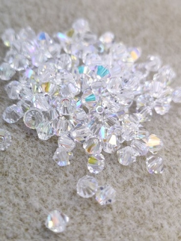 Бусины Preciosa Crystal AB-4mm 10 шт