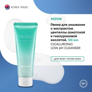 MIZON Cicaluronic Low pH пенка 120 мл