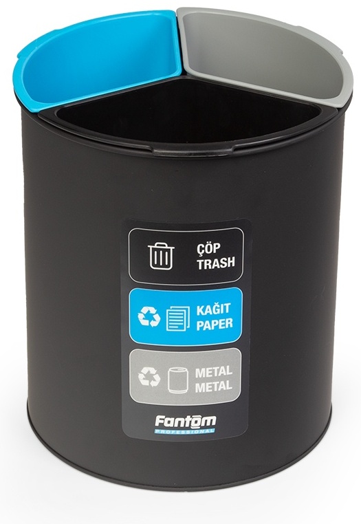 Мусорное ведро Fantom без крышки Roomcycle 32 110916 4 л