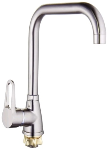 Смеситель для кухни ZEGOR SOP4 - A045, латунь, цвет хром