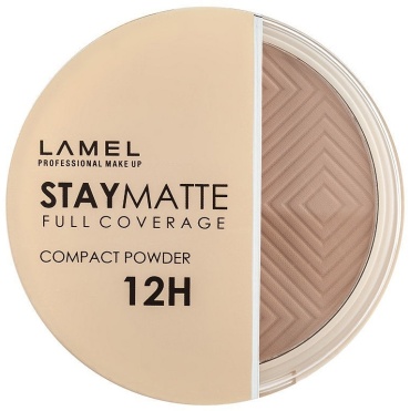 Пудра Lamel Professional Stay Matte Compact Powder сухая 404 beige темно-бежевый