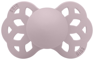 Пустышка BIBS Infinity Symmetric Silicone Dusky Lilac 6+ месяцев, 1 шт, мультиколор