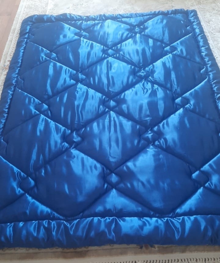 Саркыт кыз жасауы корпе 220x160 см, вата, синий