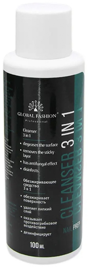 Global Fashion Nail proper 03 дегидратор, обезжириватель, средство для снятия липкого слоя 100 мл