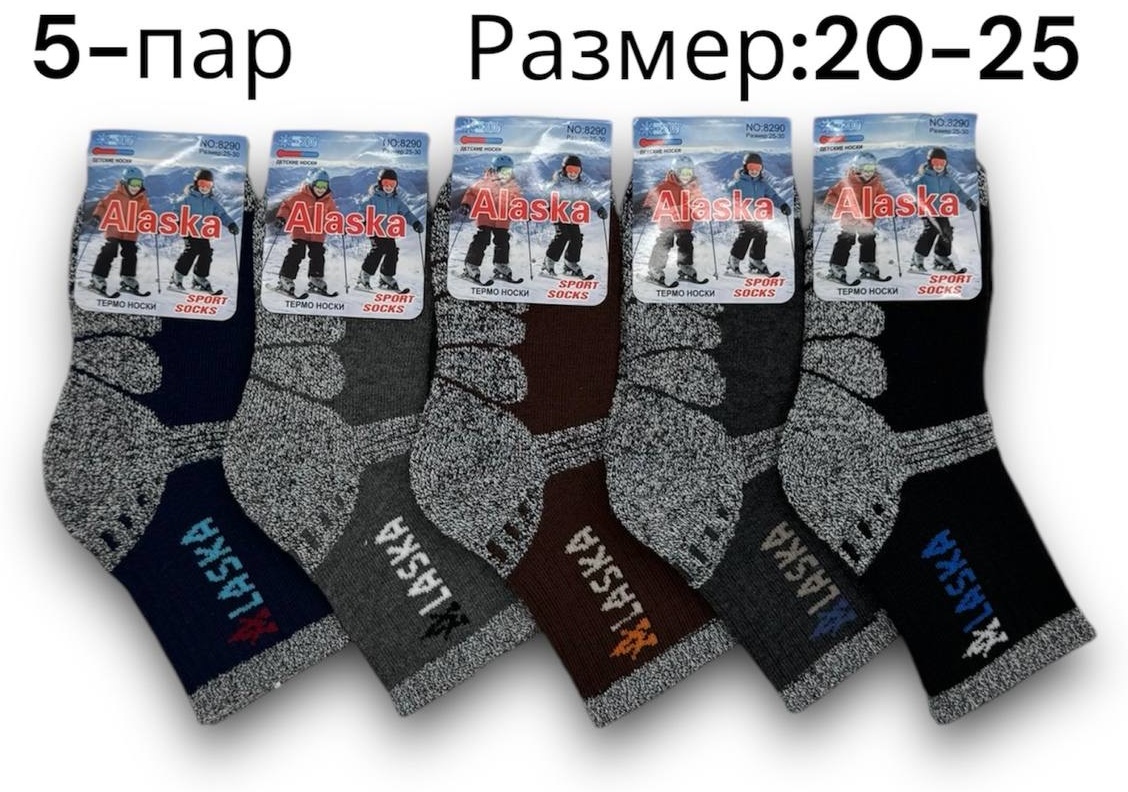 Носки Alaska 925813431 5 пар мультиколор 20-25