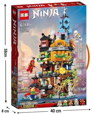 Конструктор Ninja Ninja 76082, деталей 1661 шт