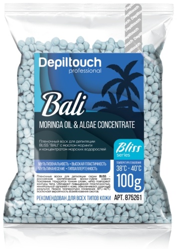 Воск пленочный Depiltouch Bliss Bali плотность плотная в гранулах 100 г