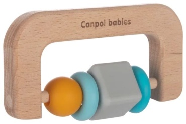 Прорезыватель Canpol babies Lion из силикона и дерева