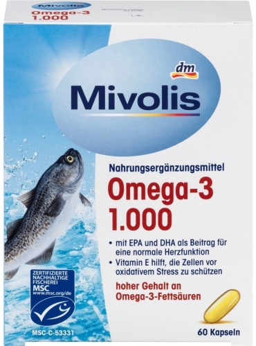 Mivolis Omega-3 1000 мг капсулы 60 шт