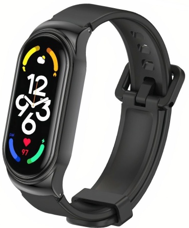 Ремешок MindStore для Xiaomi Mi Band 7 черный