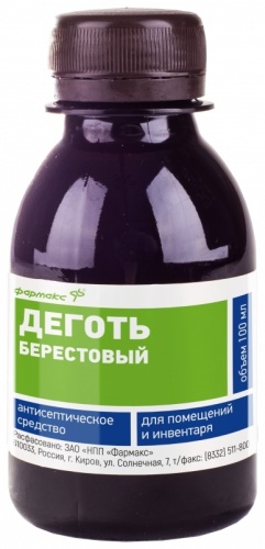 Фармакс Деготь берестовый бактерицидный раствор 100 мл