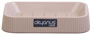 Okyanus Home мыльница OKY-504 беж 1 шт, пластик