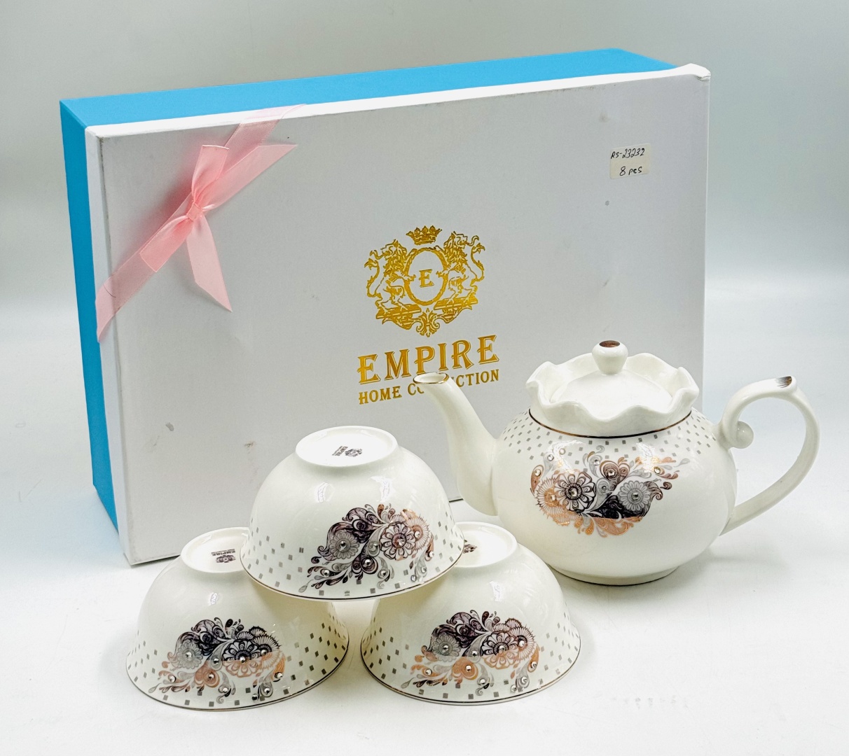 Сервиз на 6 персон EMPIRE , предметов: 8, чайный, керамика