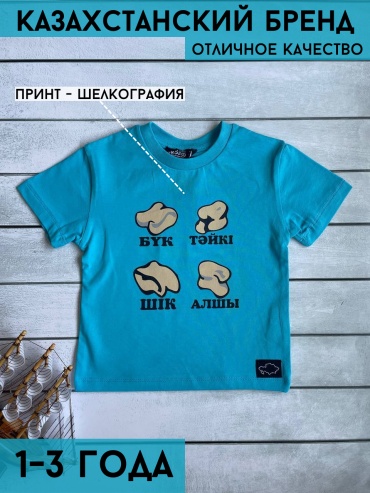 Футболка KOZ timesin голубой