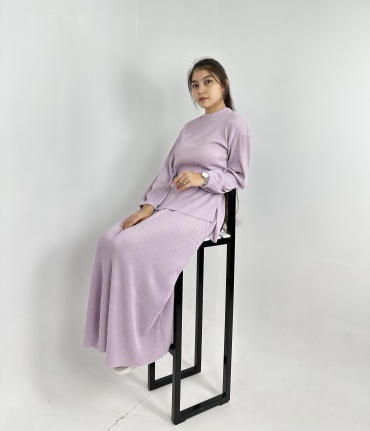 Костюм повседневный Hidjab style сиреневый